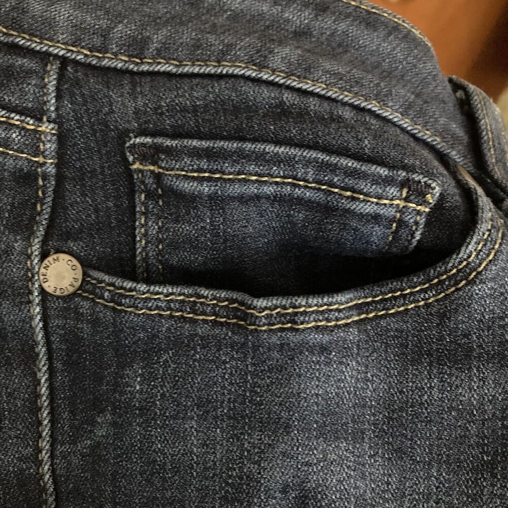 Paige Verdugo Ankle Jeans Womens 28 (29x28”) Blue Low Rise Dark Wash Denim READ - Picture 12 of 13